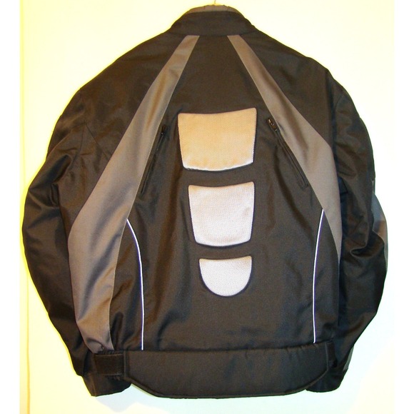 NEW! Xelement Motorcycle Jacket BIG & TALL Black/Gray Zip Out Liner SIZE 3XL  AC - Picture 15 of 15